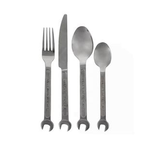 Ensemble de couverts en acier inoxydable Taparia avec manche artisanal, design unique et différent pour restaurant et maison - Product Image 1