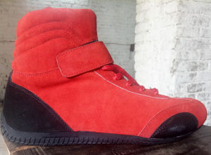 Chaussures de course Red Camel Kart Motorsport, bottes mi-hautes noires, bleues et rouges, bottes de course automobile - Product Image 4