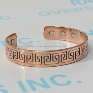 Brazalete Magnético de Cobre Puro al por Mayor, Ajustable, para Equilibrio Energético y Meditación, Diseño Moderno, Ecológico, Varios Modelos - Product Image 4