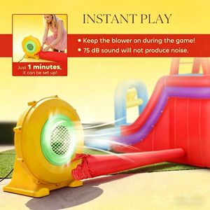 Casa Gonfiabile in PVC per Tutti, per Uso Residenziale, Parco Giochi Pubblico, Trampolino per Interni/Esterni, Giardino, Scuola, Asilo - Product Image 3