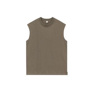 Débardeurs sans manches 100 % coton pour hommes, poids lourd, nouvelle collection été 2024, style hip-hop, gilet de sport pour hommes, LOGO personnalisé - Product Image 3