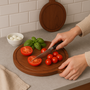 เขียงไม้อะคาเซียทนทานพร้อมร่องน้ำสำหรับใช้ในครัวและเสิร์ฟ - Product Image 5