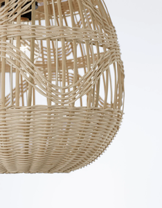 Lampe suspendue en bambou et rotin de qualité supérieure, luminaire tissé à la main pour la conception d'hôtels - Product Image 3