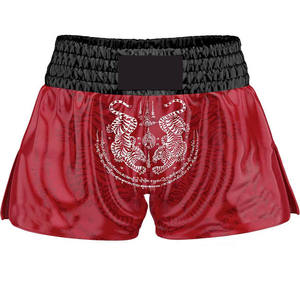 Pantalones Cortos de Muay Thai en Tela Satinada para Boxeo, Karate, Gimnasio, Entrenamiento, Combate, Diseño Suave, Ropa Deportiva de Artes Marciales - Product Image 2