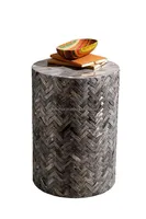 Table basse en incrustation d'os Table d'appoint en bois Console Table d'extrémité pour meubles de salon Meubles de maison modernes Durable Fabriqué en Inde