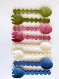 100% Resin Eco-Friendly Handmade Modern Multifunctional Salad Servers <b>Set</b> Dishwasher <b>Microwave</b> Oven Safe Home Hotel Wedding Use - Product Image 2