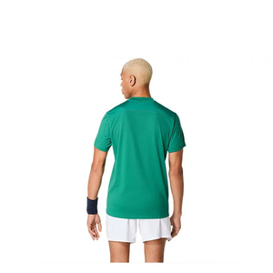 Conjunto de Falda Plisada Verde para Mujer con Top Corto Blanco y Chaqueta, Ropa Deportiva Transpirable para Adultos - Product Image 3