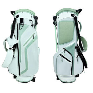 Sac de golf de luxe en cuir PU imperméable, léger, pliable, grande capacité pour hommes et femmes, design élégant - Product Image 2