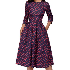 Vestidos Casuales para Mujer, Elegantes, Florales, de Primavera - Product Image 1