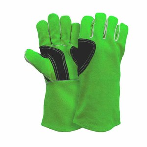 ถุงมือหนังวัวแท้สำหรับงานอุตสาหกรรม ป้องกันความปลอดภัยในการทำงาน ทนไฟ ทนประกายไฟ เหมาะสำหรับงานเชื่อม ฮอกกี้ บาร์บีคิว และดับเพลิง - Product Image 5