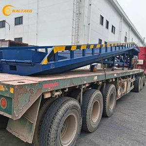 Rampa de Carga Móvil para Contenedores de 10T, 12000 mm de Longitud, con Ruedas de Goma Sólida para Uso en Patio - Product Image 3