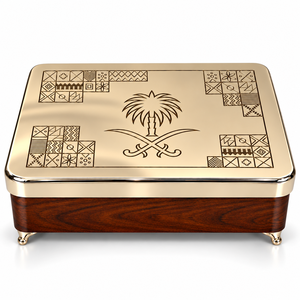 Caja de Chocolate con Incrustaciones de Resina de Alta Calidad y Patrón Geométrico para Bodas y Regalos Premium, Tamaños y Colores Personalizados Disponibles Aquí - Product Image 4