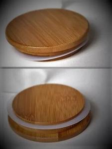 Tapas de Madera de Acacia para Frascos de Velas y Envases de Cosméticos - Product Image 5