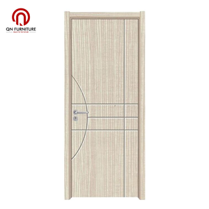 ประตูไม้ผสมอีโคแบบกำหนดเอง สำหรับห้องนอน ห้องน้ำ ทันสมัย ป้องกันปลวก กันน้ำ วัสดุ WPC โพลีเมอร์ภายใน รับประกัน 3 ปี - Product Image 3