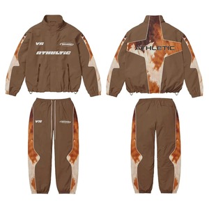 Ensemble 2 pièces coupe-vent en nylon pour homme : veste zippée et pantalon de jogging, personnalisable avec logo, vente en gros - Product Image 4