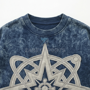 T-shirts oversize pour hommes, style streetwear, effet délavé, 100% coton, style vintage, unisexe, fabriqué au Pakistan - Product Image 5