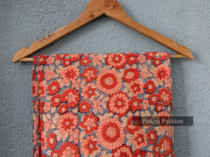 <b>Indian</b> Handblock Floral Print 100% Cotton Lightweight Fabric Wholesale for Girls Summer Dresses Home Decor & Cover by the Yard - Product Image 6