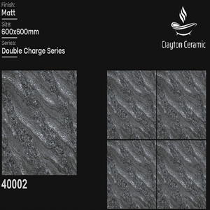 กระเบื้องพอร์ซเลนซีรีส์ DC เกรดพรีเมียม ลักซ์ชัวรี่ ผิวด้าน ขนาด 600x600 มม. กันลื่น ทนทานต่อการสึกหรอ สำหรับปูพื้นและผนังภายใน ใช้ในโรงแรม บ้านพักตากอากาศ - Product Image 2