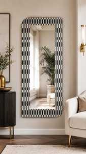 Custom Silver Handmade Modern Durable Decorative Wall <b>Hanging</b> <b>Mirror</b> Frame Luxury Home Hotel Interior Decoration Hs Husnain - Product Image 2