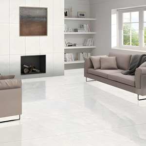 Cozy Snow White Porcelain <b>Floor</b> and Wall Tiles Modern <b>Matte</b> Polished Interior Tiles for Home Hotel Office 60x120 CM 8.5 MM Thick - Product Image 1