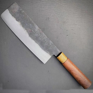 Couteau de chef Burraq OEM personnalisé, fait main, en acier au carbone de qualité industrielle, multifonctionnel, 10 pouces, épaisseur 2 mm, non réglable - Product Image 5