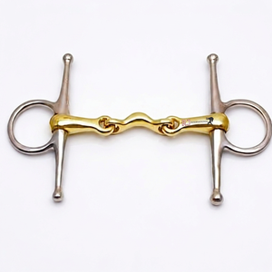 Riaz Jamal Nuevo Bocado Integral de Acero Inoxidable con Diseño de Cuadros Completos para Entrenamiento de Caballos Western/Equestrian, Plata Alemana - Product Image 4