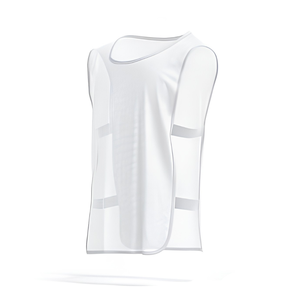 Scrimmage Vest Sports Pinnies Practice <b>Bib</b> Reversible Numbered Mesh Adult Sizes 100% Polyester Transparent Heat-Transfer Printed - Product Image 1