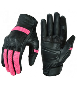 Gants de course Alpha MIRZ INTERNATIONAL WA-0019 imperméables, respirants, en cuir, à doigts entiers, compatibles avec les écrans tactiles, pour le motocross - Product Image 1