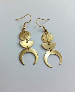 Directamente del proveedor indio, pendientes de latón de alta calidad y grado superior, hechos a mano. - Product Image 1