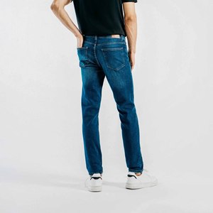 Jeans personnalisés OEM, mode, longueur intégrale, style hip-hop, taille basse, baggy, jeans amples pour hommes, pantalons en denim pour garçons - Product Image 3