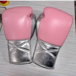 Professional <b>Boxing</b> Gloves Black and White Genuine Leather Custom Logo 12mm <b>Training</b> Workout Gym for Adults - Product Image 6