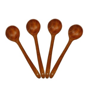 Eco Friendly Wooden Spoon <b>Set</b> Durable Wooden Kitchen Utensils for Cooking Mixing Soup Salad <b>Baking</b> and Daily Home Use - Product Image 5