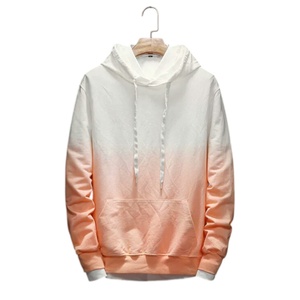 Sweat à capuche personnalisé en sublimation pour homme, polyester, coton, polaire, OEM, sweat à capuche imprimé dégradé - Product Image 1