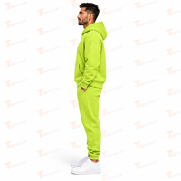 Survêtement personnalisé pour hommes 100% coton Surdimensionné de jogging épais Ensemble pantalon de survêtement et sweat à capuche en polaire pour hommes
