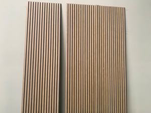 Panneaux muraux acoustiques en bois et MDF Bubos pour la maison et le bureau - Design moderne écologique et imperméable - Réduction du bruit NRC 80% - Product Image 3