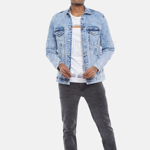 Plus Size Men's Casual <b>Denim</b> Jacket Long Sleeve Jean <b>Coat</b> with Stylish design <b>Denim</b> <b>Coat</b> for Daily Wear Men's Jackets - Product Image 1