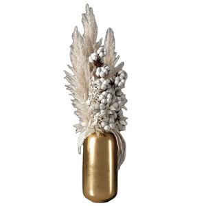 Vase à fleurs décoratif en laiton de luxe pour la maison et le bureau Table Top Gifting Wedding Occasions Floor Vase Use - Product Image 1