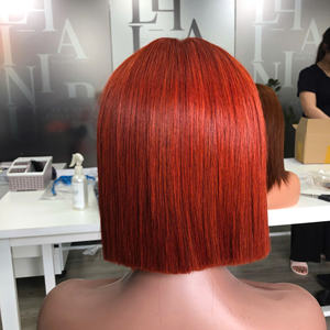 Peluca Bob Extremos gruesos Peluca de color cajún Extensiones de cabello humano vietnamita, calidad de lujo - Product Image 3