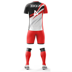 Uniformes Deportivos de Color Sólido de Último Diseño, Ropa de Fútbol de Secado Rápido, Uniformes de Entrenamiento para Toda Temporada, Uniforme de Fútbol - Product Image 6