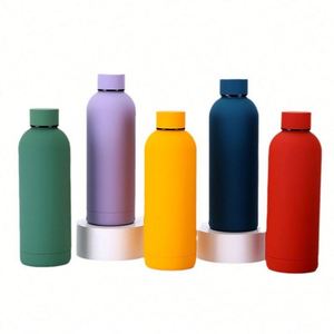 New Design <b>Rubber</b> <b>Paint</b> Stainless Steel Small Mouth Bottle Sports Water Bottle for Business Exhibitions Sports Water Bottle - Product Image 3