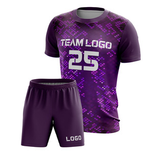 Venta al por Mayor de Camisetas de Fútbol Personalizadas con Nombre de Equipo y Letras en la Parte Delantera, de Secado Rápido, Cómodas, Transpirables, de Manga Corta, con Estampado Digital - Product Image 6