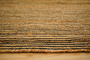 Alfombra de Yute Trenzada a Mano con Rayas para Sala de Estar, Dormitorio, Decoración del Hogar, Proveedor Mayorista de India - Product Image 2