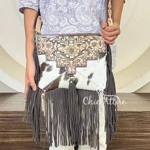 Nouveauté : Sac à main de luxe pour femme, grande capacité, design tendance, sac à bandoulière en cuir véritable fait main de haute qualité - Product Image 1