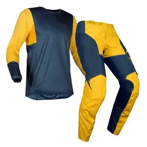 Ensemble de vêtements de motocross MTB, pantalon et maillot, combo MX, été, coupe-vent, manches longues, impression par sublimation, combinaison de motocross avec tissu respirant - Product Image 2