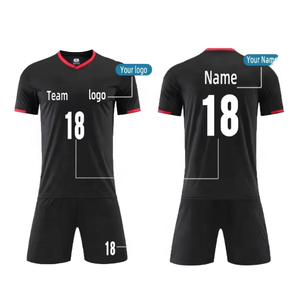 เสื้อฟุตบอลสโมสรแบบกำหนดเอง 2024-2025 สำหรับผู้ชาย พิมพ์ลายด้วยความร้อน ระบายอากาศได้ดี ชุดฟุตบอลสำหรับเล่นกลางแจ้ง โลโก้แบบกำหนดเอง คุณภาพสูง - Product Image 1