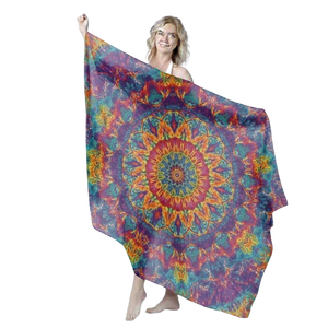 Premium Handmade Silk Veil for Belly Dancing <b>Large</b> 210x110cm Gradual Color Tie-Dye Shawl/<b>Scarf</b> - Product Image 5