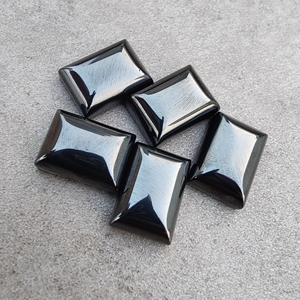 Hematita de Calidad AAA+ en Forma Rectangular con Base Plana y Calibrada para Joyería - Product Image 5