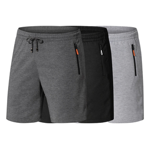 Pantalones Cortos Deportivos para Hombre con Bolsillos Laterales con Cierre, Pantalones Cortos Casuales de Algodón para Verano, Pantalones Cortos con Estampado de Moda de Alta Calidad para Hombre - Product Image 1