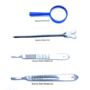 Juego de Instrumentos Quirúrgicos Veterinarios Manuales Premium de Acero Inoxidable, Kit Básico de Cirugía General Veterinaria de Dentavex - Product Image 3