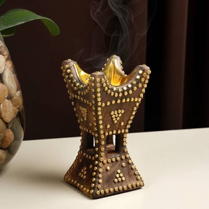ANAM OVERSEAS Vente en gros d'encensoirs religieux indiens en bois organique durables faits à la main |   Qualité d'exportation - Product Image 1
